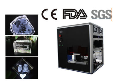 Çin Taşınabilir Bilgisayarlı Kristal 3D Lazer Gravür Makinesi 3W Lazer Gücü Tedarikçi