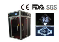 Çin Personlized 3D Kristal Hediyeler için Giriş Seviyesi 3D Lazer Gravür Makinesi şirket
