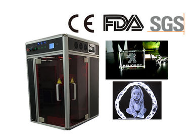 Orta Ölçekli 3D Lazer Gravür Ekipmanları / Cam İç Oyma Makinesi 3D Tedarikçi